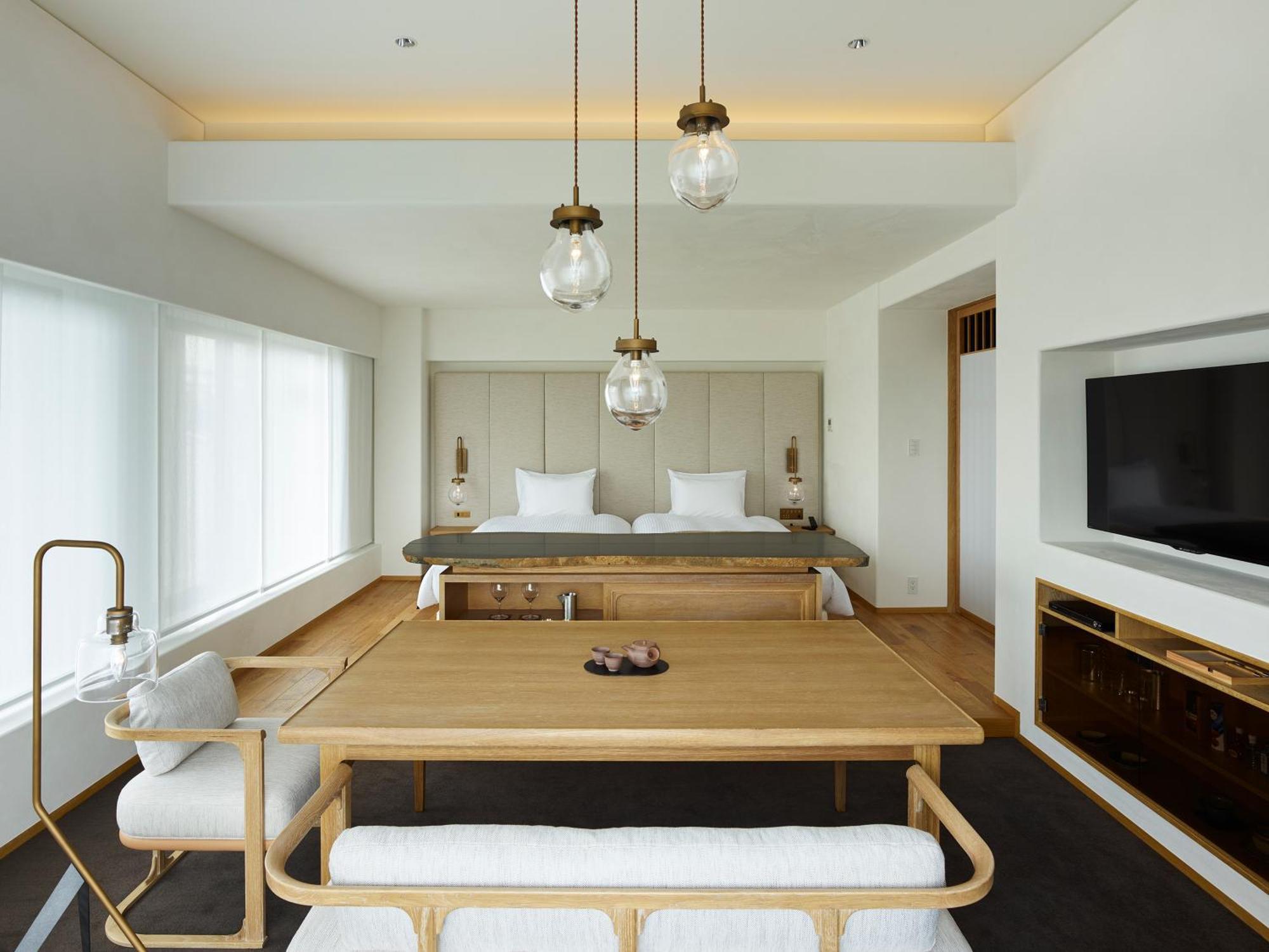 Hotel The Celestine Kyoto Gion Εξωτερικό φωτογραφία A suite at the hotel
