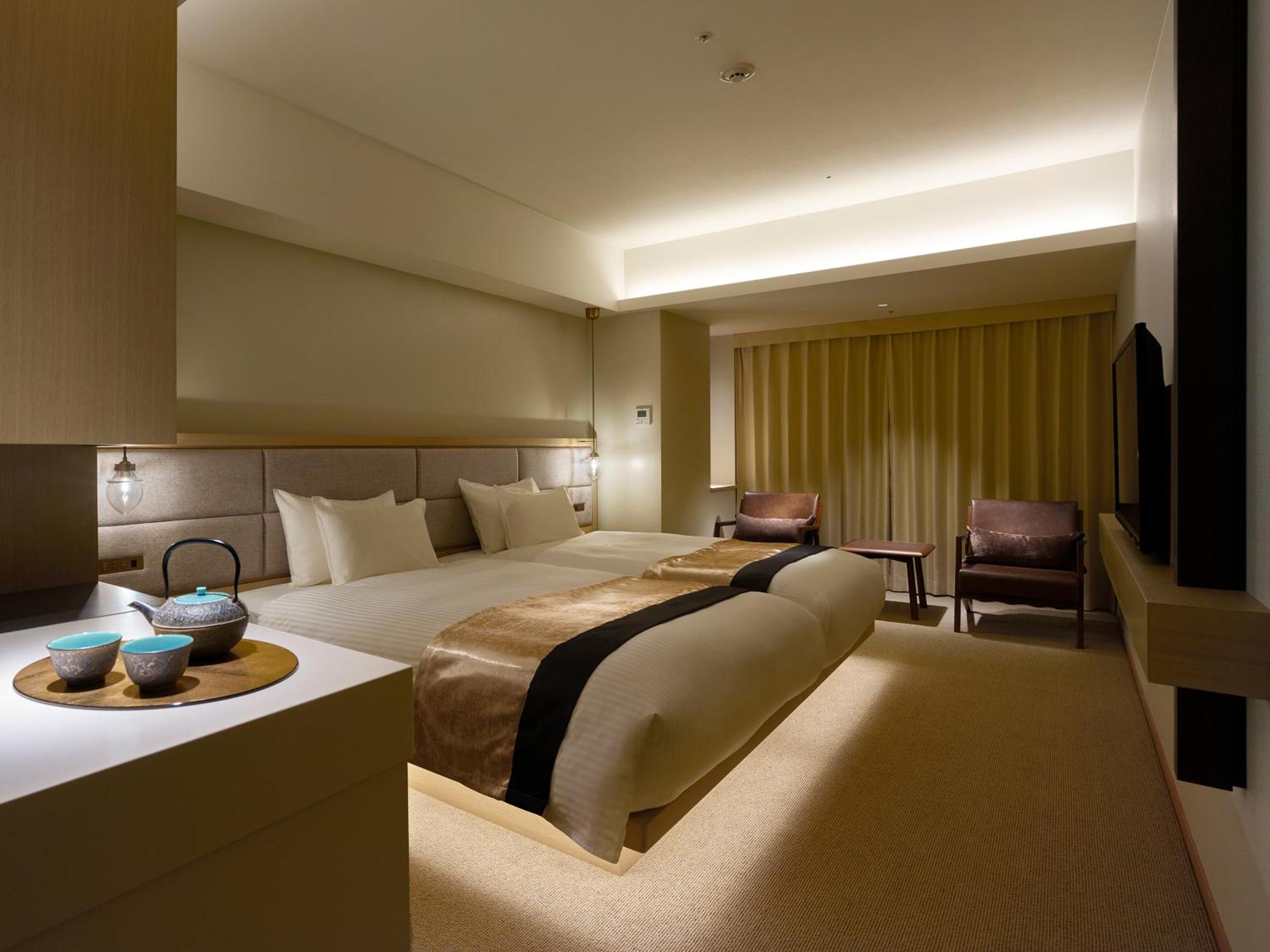 Hotel The Celestine Kyoto Gion Εξωτερικό φωτογραφία A room at the hotel