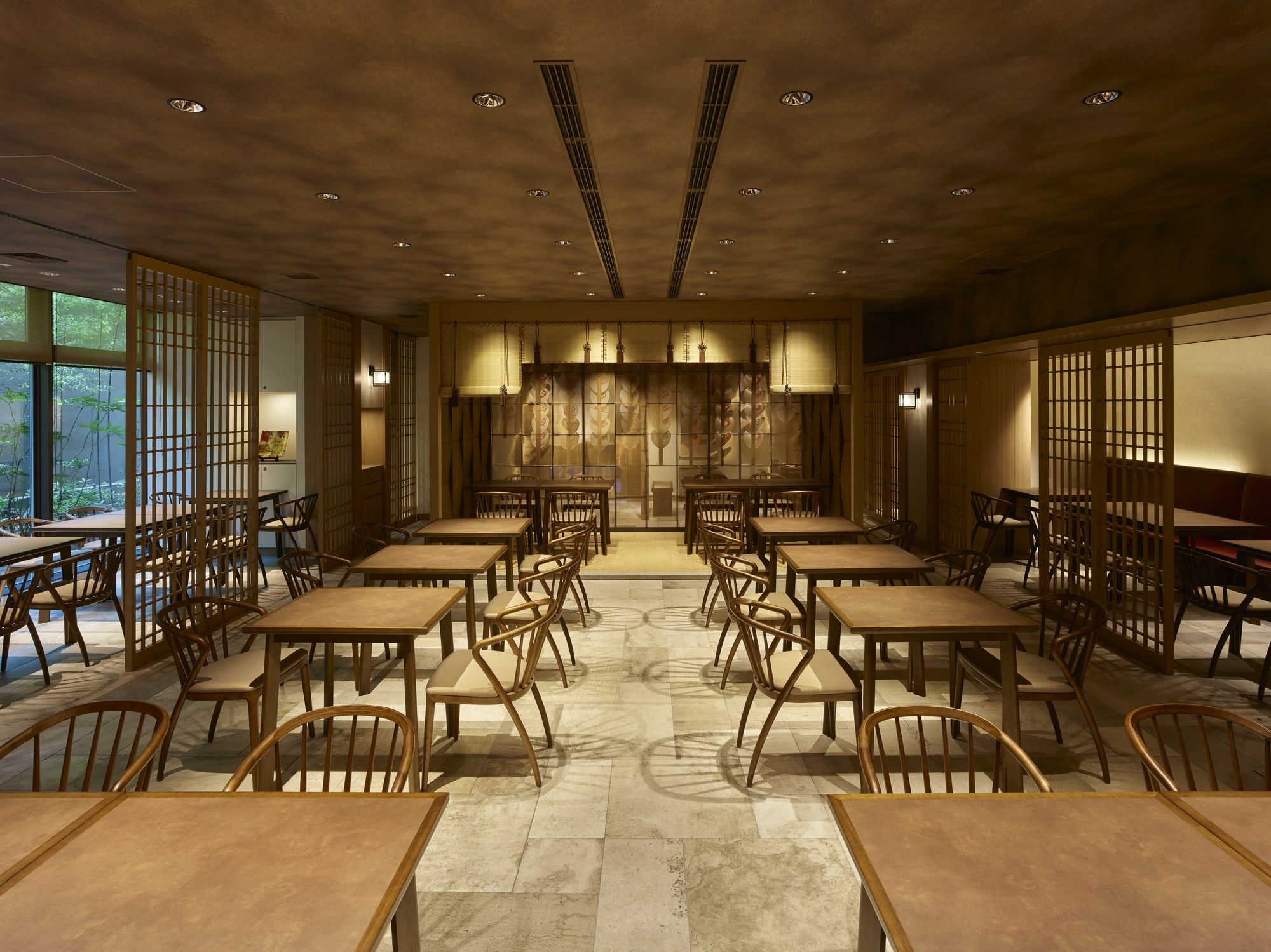 Hotel The Celestine Kyoto Gion Εξωτερικό φωτογραφία Interior of a restaurant in Kyoto