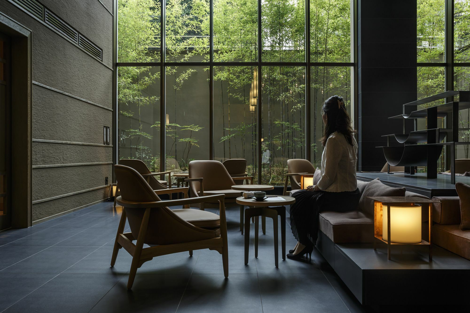 Hotel The Celestine Kyoto Gion Εξωτερικό φωτογραφία The lounge at the hotel